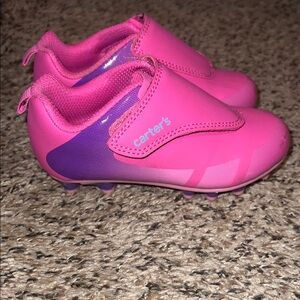 Carter's Pink and Purple Kids Cleats